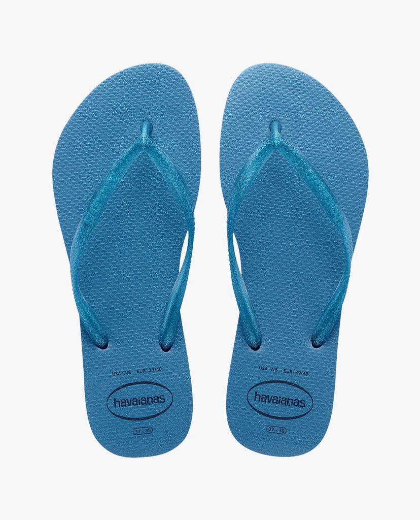 HAVAIANAS - Dép nữ Chinelo Feminino Slim Gloss