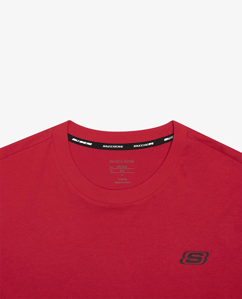 SKECHERS - Áo thun nam tay ngắn năng động phối logo