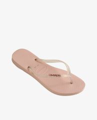 HAVAIANAS - Dép nữ Slim Logo Metallic