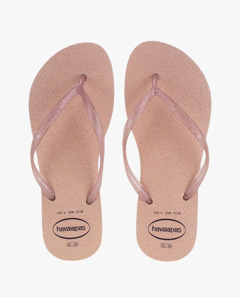 HAVAIANAS - Dép nữ Chinelo Feminino Slim Gloss