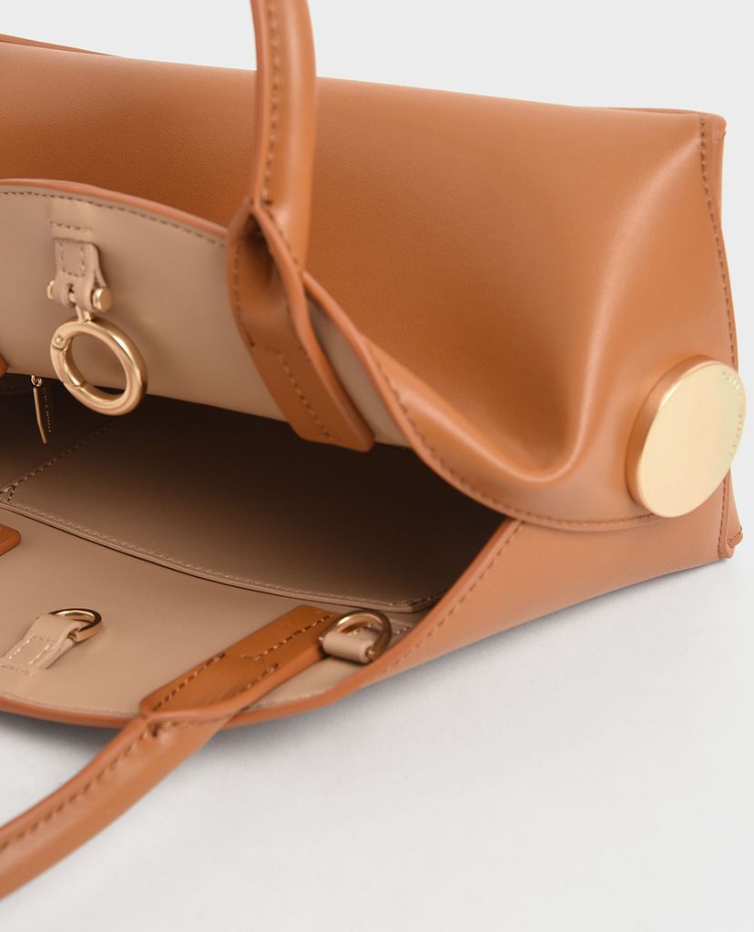 CHARLES & KEITH - Túi xách tay Top Handle Dome
