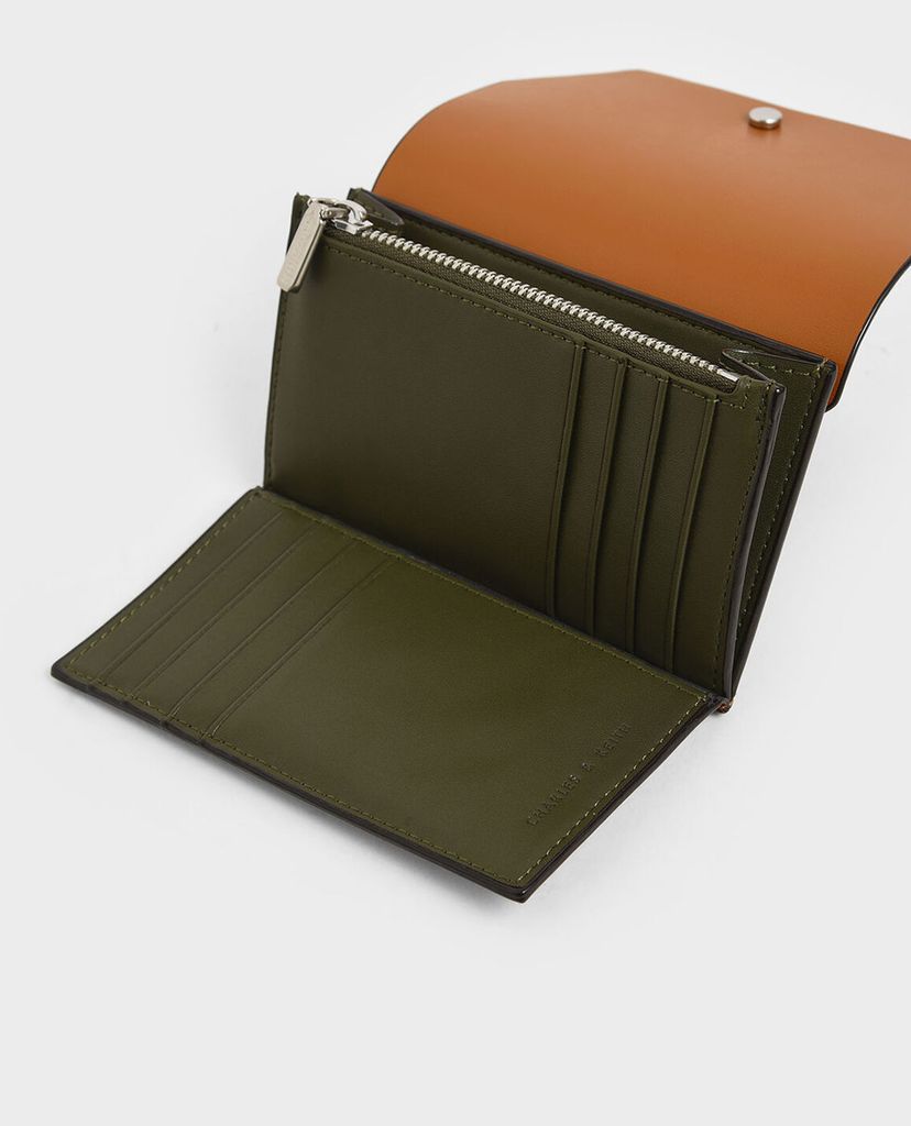CHARLES & KEITH - Ví nữ Reversible Front Flap