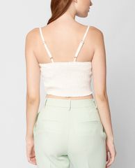 GIGI - Áo croptop nữ hai dây Ruffle Tie Camisole