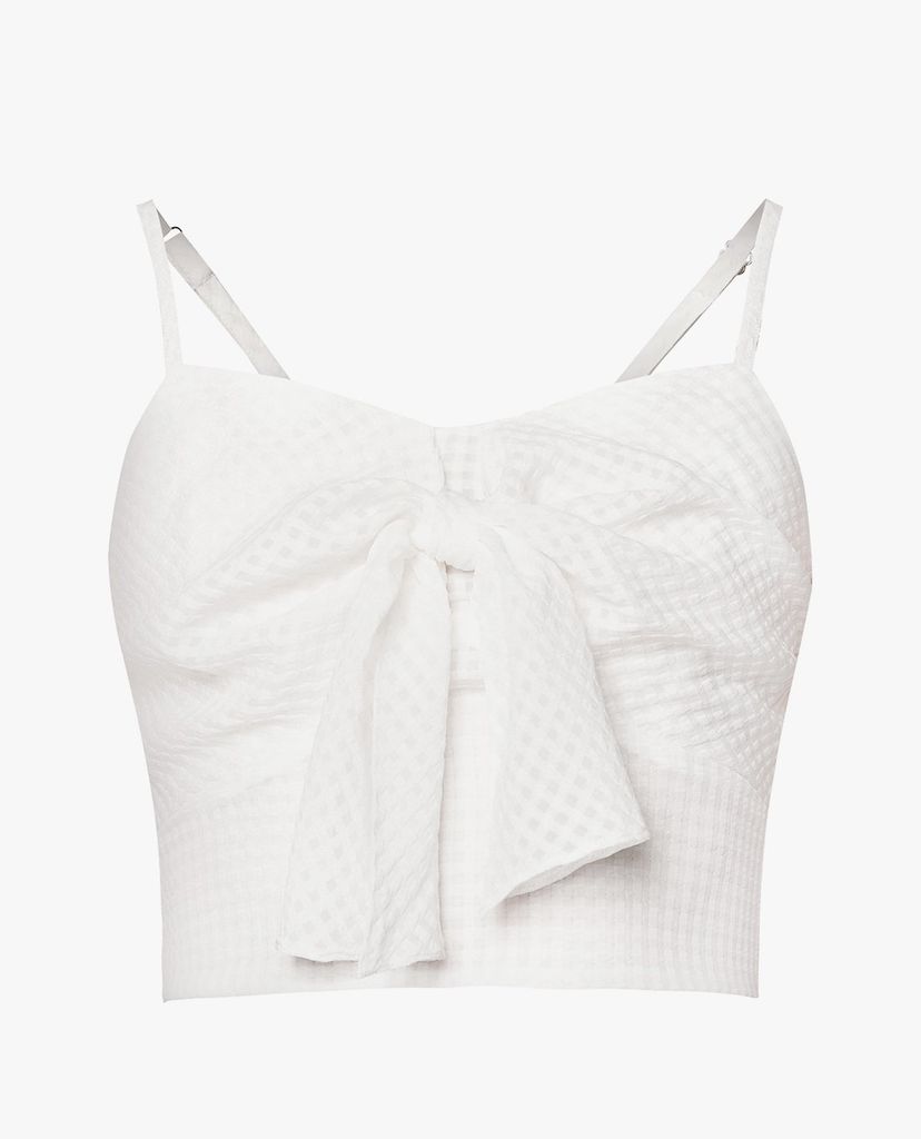 GIGI - Áo croptop nữ hai dây Ruffle Tie Camisole