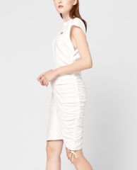 GIGI - Đầm mini cổ cao tay ngắn phom ôm Ruched Seam Tank