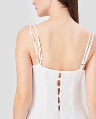 GIGI - Đầm midi hai dây cổ V phom suông