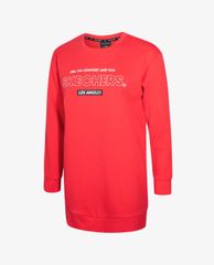 SKECHERS - Áo sweatshirt nữ phom dài hiện đại