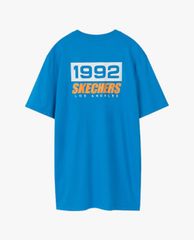 SKECHERS - Áo thun nam tay ngắn phối logo năng động