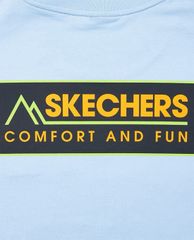 SKECHERS - Áo thun nam tay ngắn thời trang