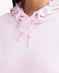 SKECHERS - Áo hoodie nữ tay dài phối mũ thời trang