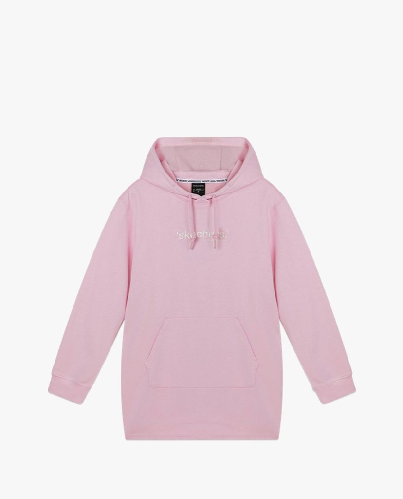 SKECHERS - Áo hoodie nữ tay dài phối mũ thời trang
