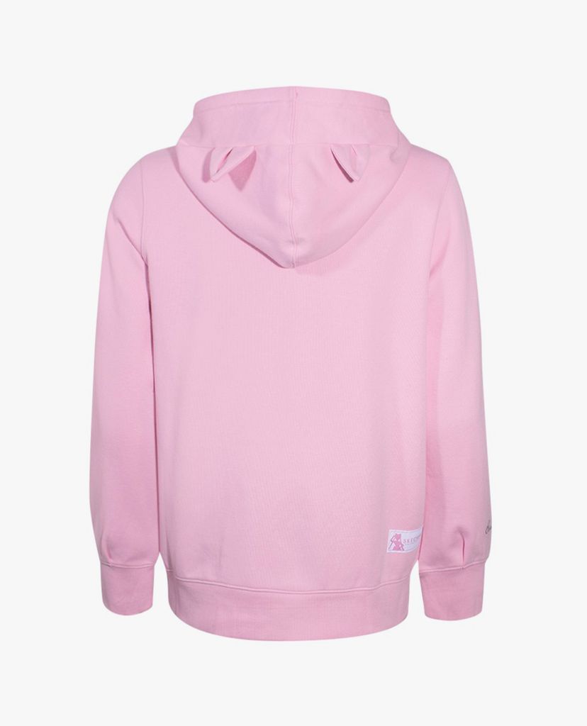 SKECHERS - Áo hoodie nữ tay dài phối mũ trùm Sailor Moon
