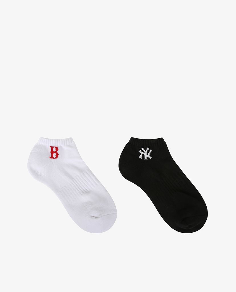 MLB - Set 2 vớ unisex cổ thấp Team Logo Bundle