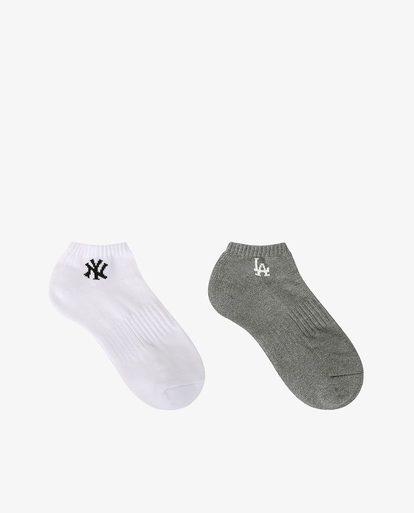 MLB - Set 2 vớ unisex cổ thấp Team Logo Bundle
