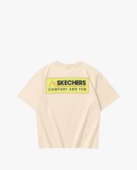 SKECHERS - Áo thun nữ ngắn tay phom suông hiện đại