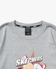 SKECHERS - Áo thun ngắn tay phom suông One Punch Man