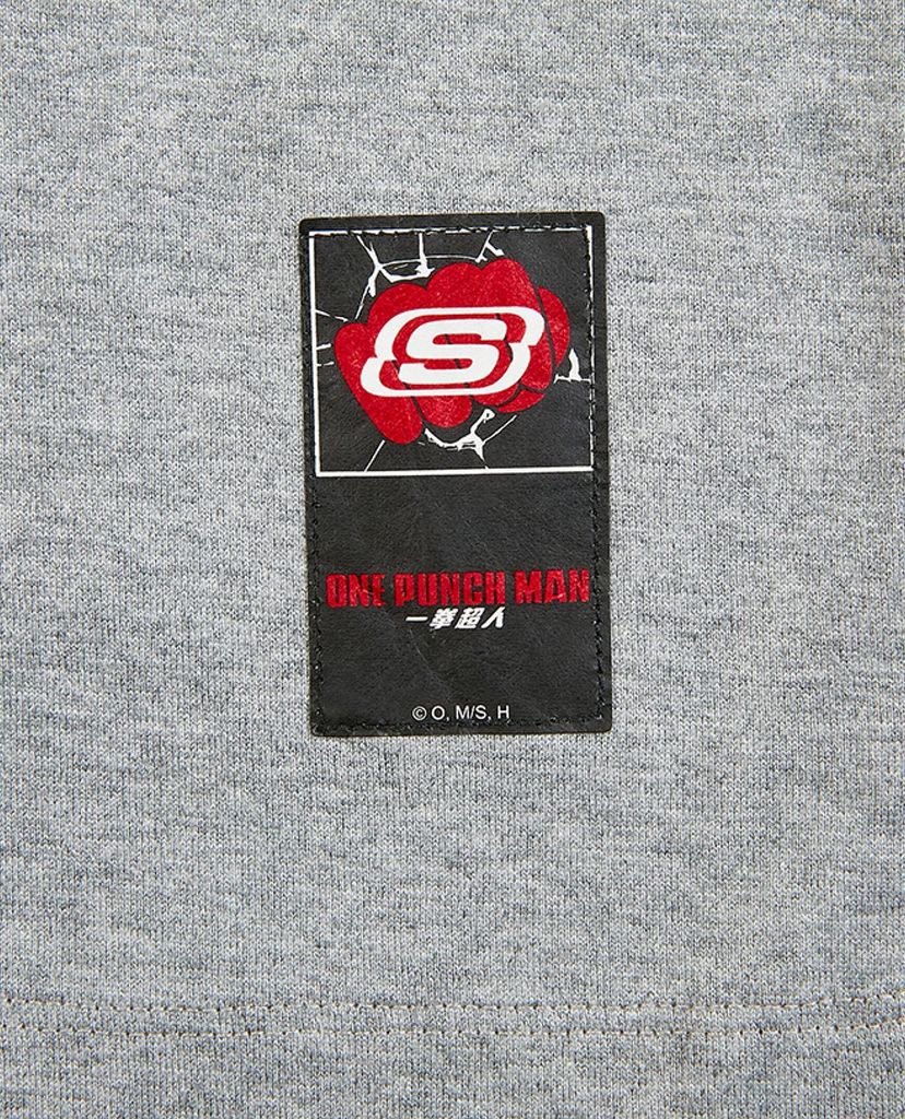 SKECHERS - Áo thun ngắn tay phom suông One Punch Man