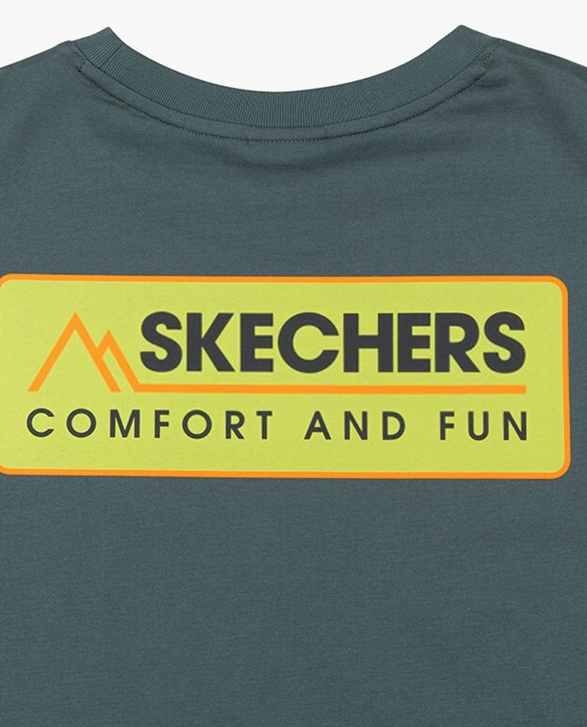 SKECHERS - Áo thun nam tay ngắn thời trang