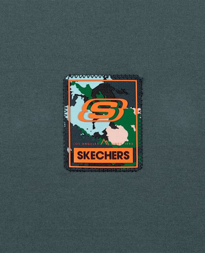 SKECHERS - Áo thun nam tay ngắn thời trang