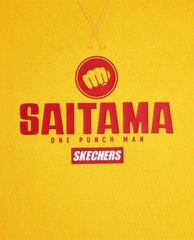 SKECHERS - Áo thun ngắn tay phom suông One Punch Man