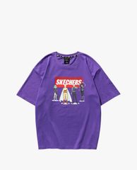 SKECHERS - Áo thun ngắn tay phom suông One Punch Man