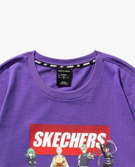 SKECHERS - Áo thun ngắn tay phom suông One Punch Man
