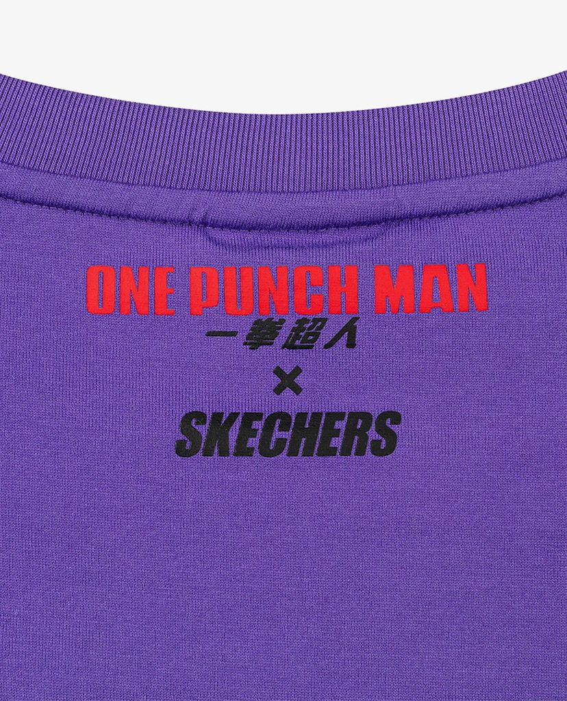 SKECHERS - Áo thun ngắn tay phom suông One Punch Man