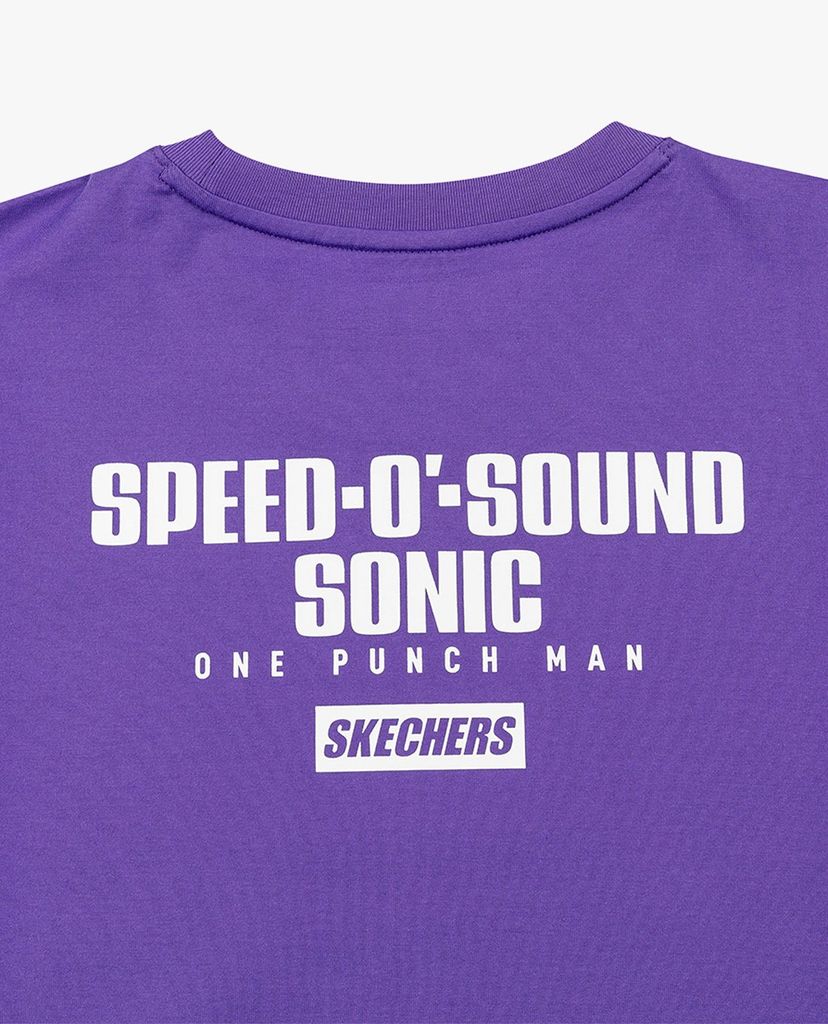 SKECHERS - Áo thun ngắn tay phom suông One Punch Man