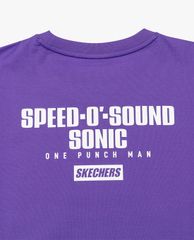SKECHERS - Áo thun ngắn tay phom suông One Punch Man