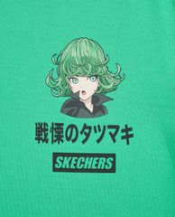 SKECHERS - Áo thun phom ngắn năng động One Punch Man