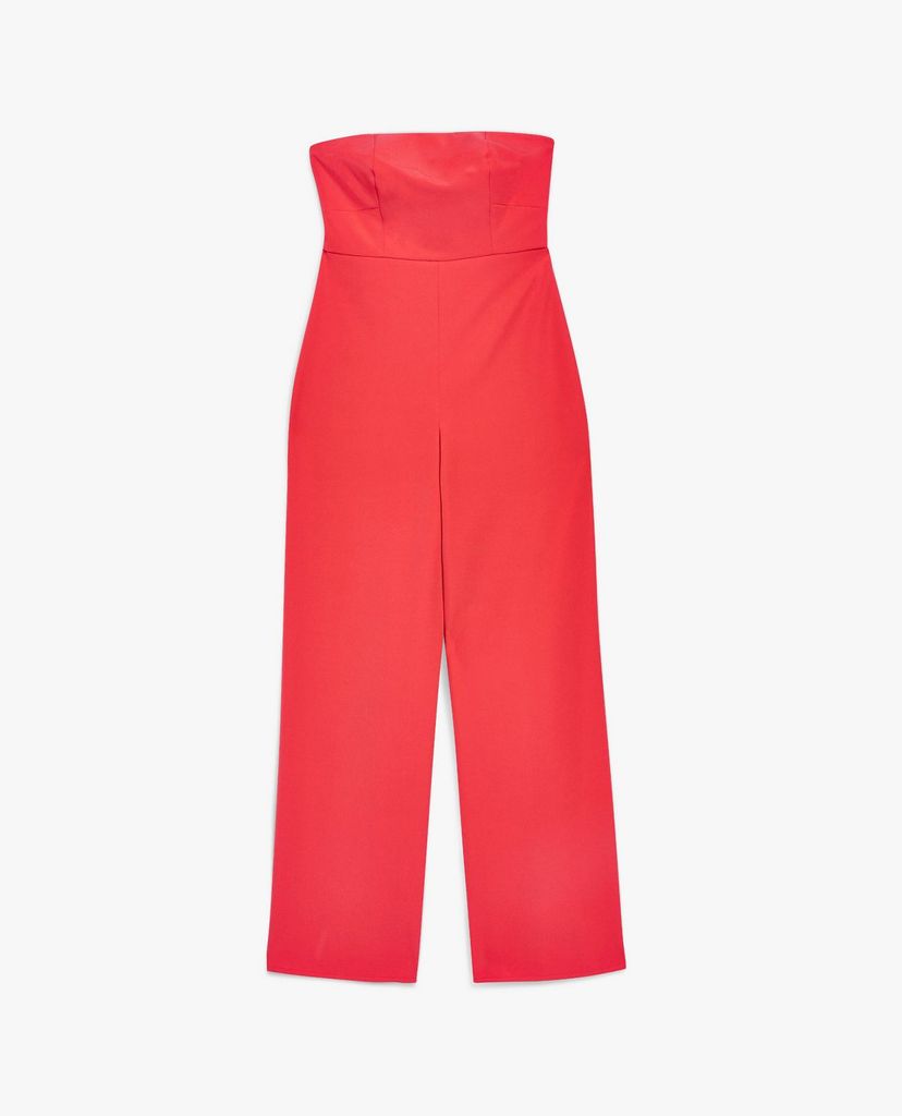 TOPSHOP - Jumpsuit nữ hở vai ống rộng Wide Leg Bandeau