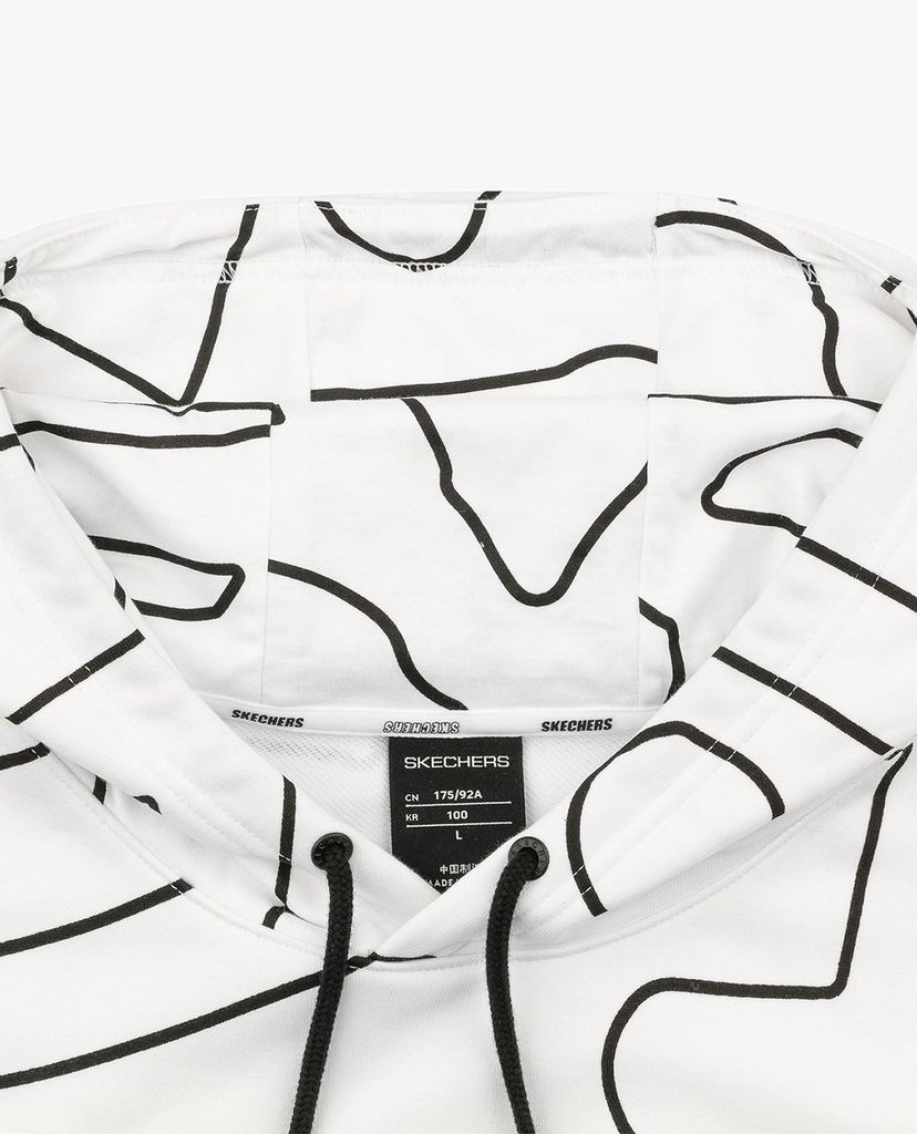 SKECHERS - Áo hoodie phom suông Reality To Idea