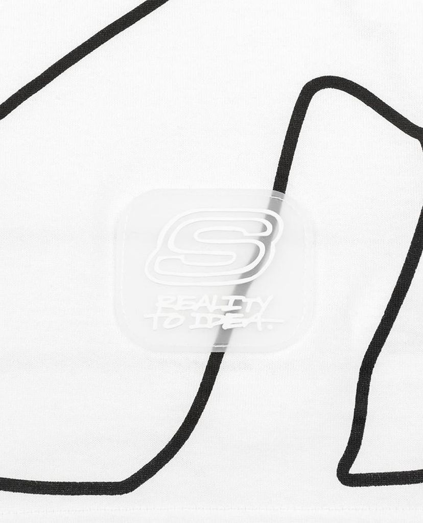SKECHERS - Áo thun ngắn tay phom suông Reality To Idea