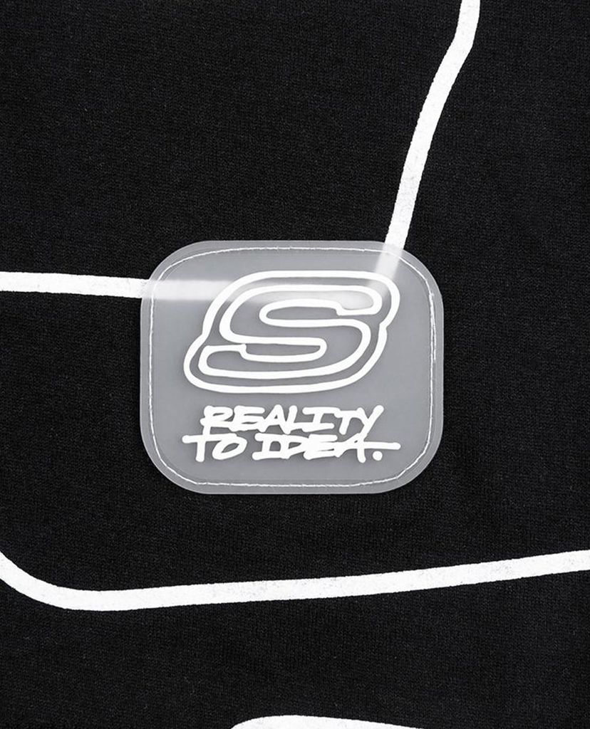 SKECHERS - Áo thun ngắn tay phom suông Reality To Idea