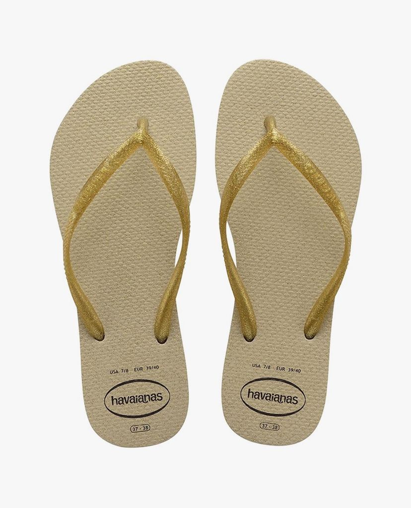 HAVAIANAS - Dép nữ Chinelo Feminino Slim Gloss