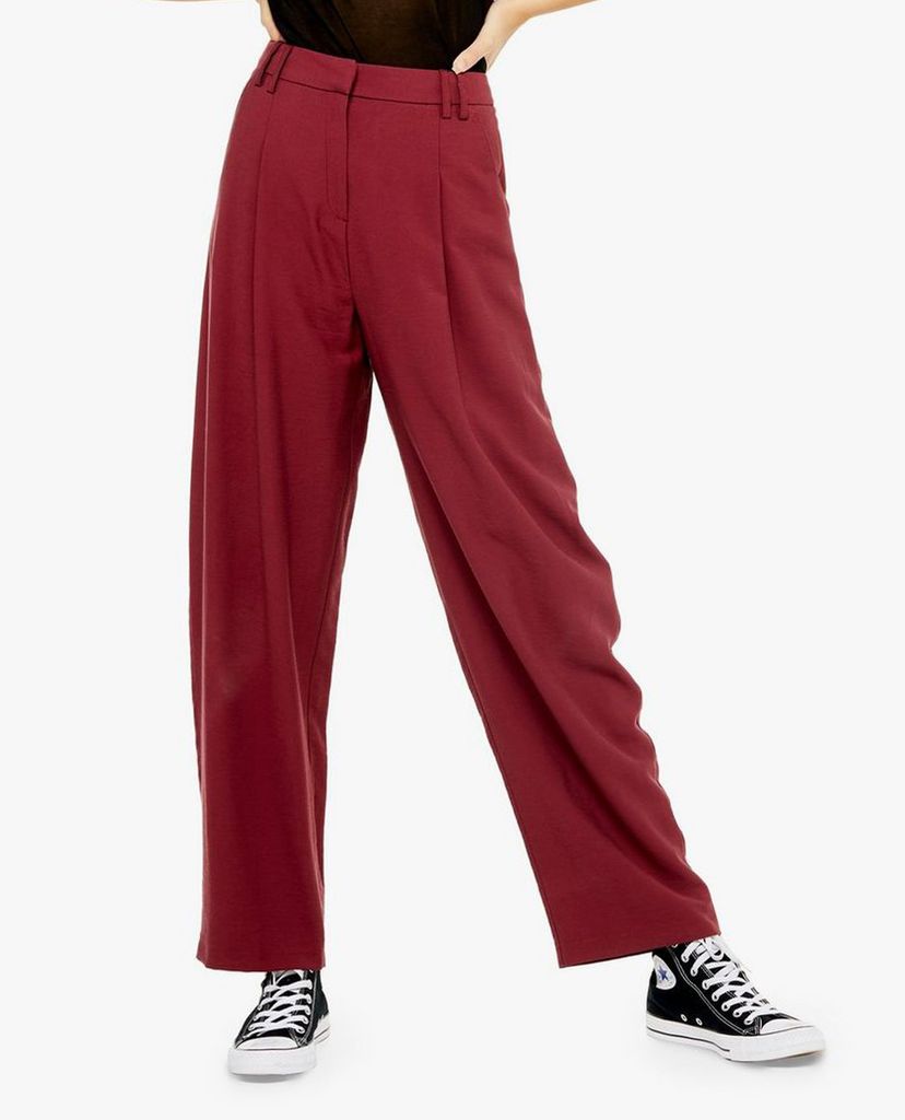 TOPSHOP - Quần kiểu nữ ống rộng Casual Carrot