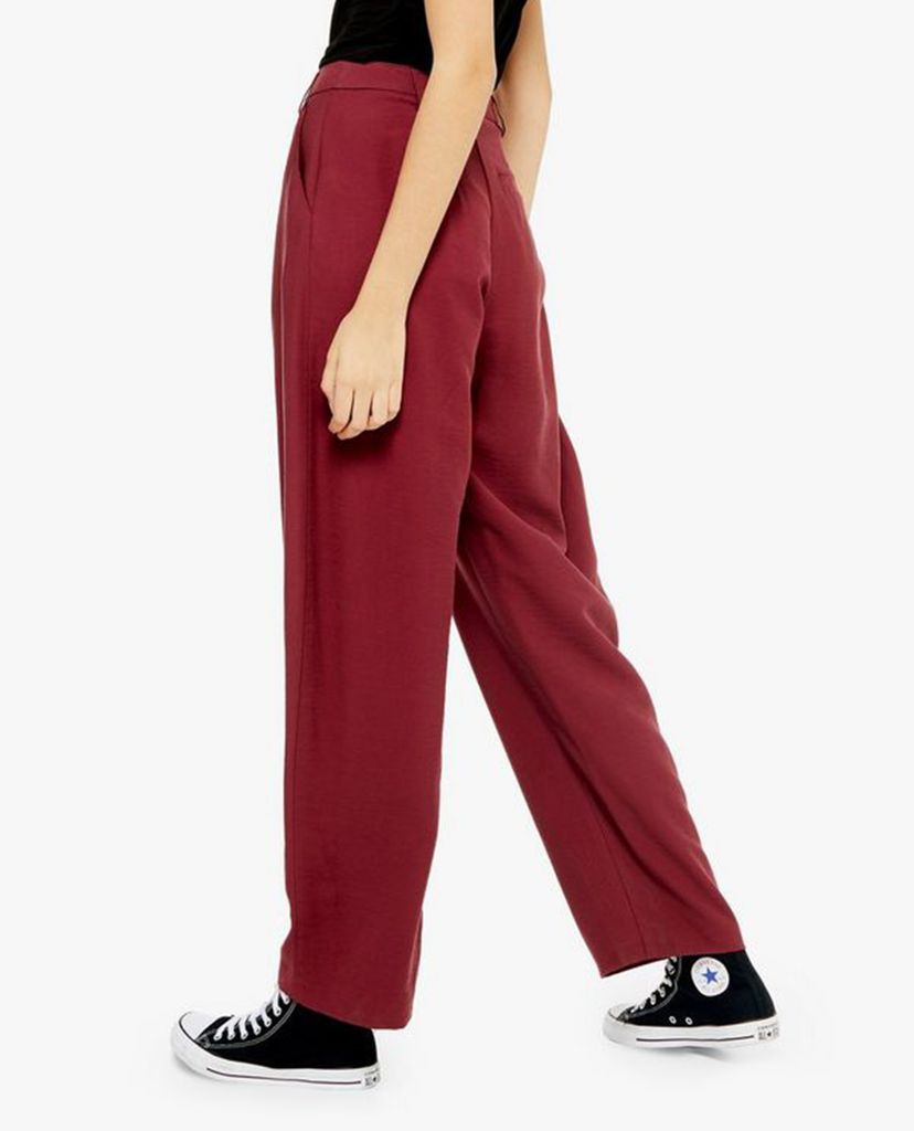 TOPSHOP - Quần kiểu nữ ống rộng Casual Carrot