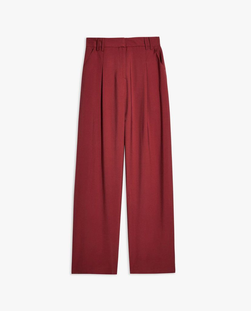 TOPSHOP - Quần kiểu nữ ống rộng Casual Carrot