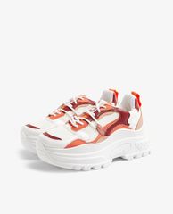 TOPSHOP - Giày sneaker nữ CAMMIE Burgundy Chunky