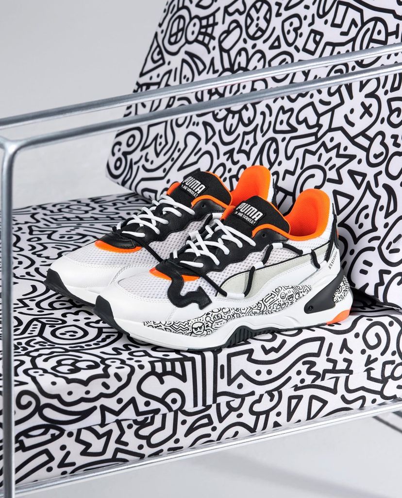 PUMA - Giày sneakers nam Puma x Mr Doodle RS 2K