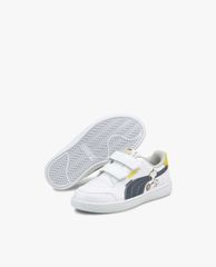 PUMA - Giày sneakers trẻ em phối quai dán PUMA x PEANUTS Shuffle Sportstyle