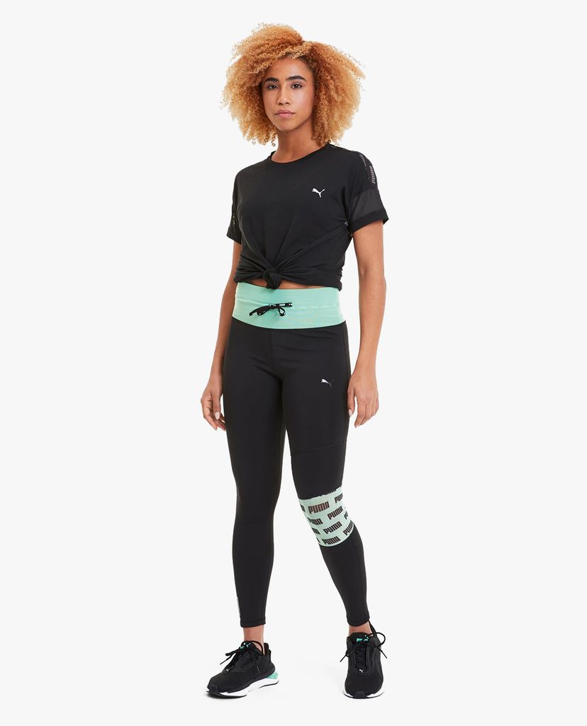 PUMA - Áo thun thể thao nữ Feel It Mesh Logo
