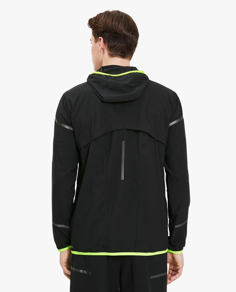 PUMA - Áo khoác thể thao viền màu Runner ID