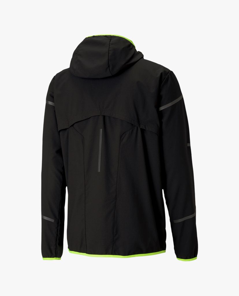 PUMA - Áo khoác thể thao viền màu Runner ID