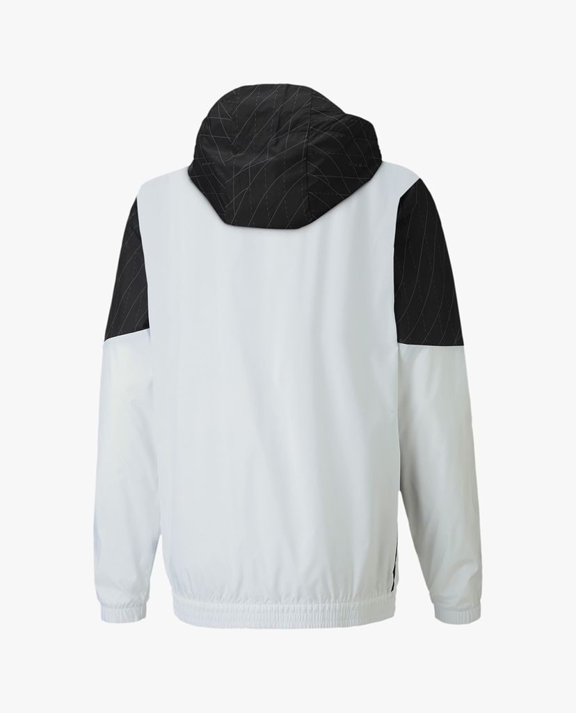 PUMA - Áo khoác thể thao nam phối mũ Running Graphic Hooded