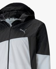 PUMA - Áo khoác thể thao nam phối mũ Running Graphic Hooded