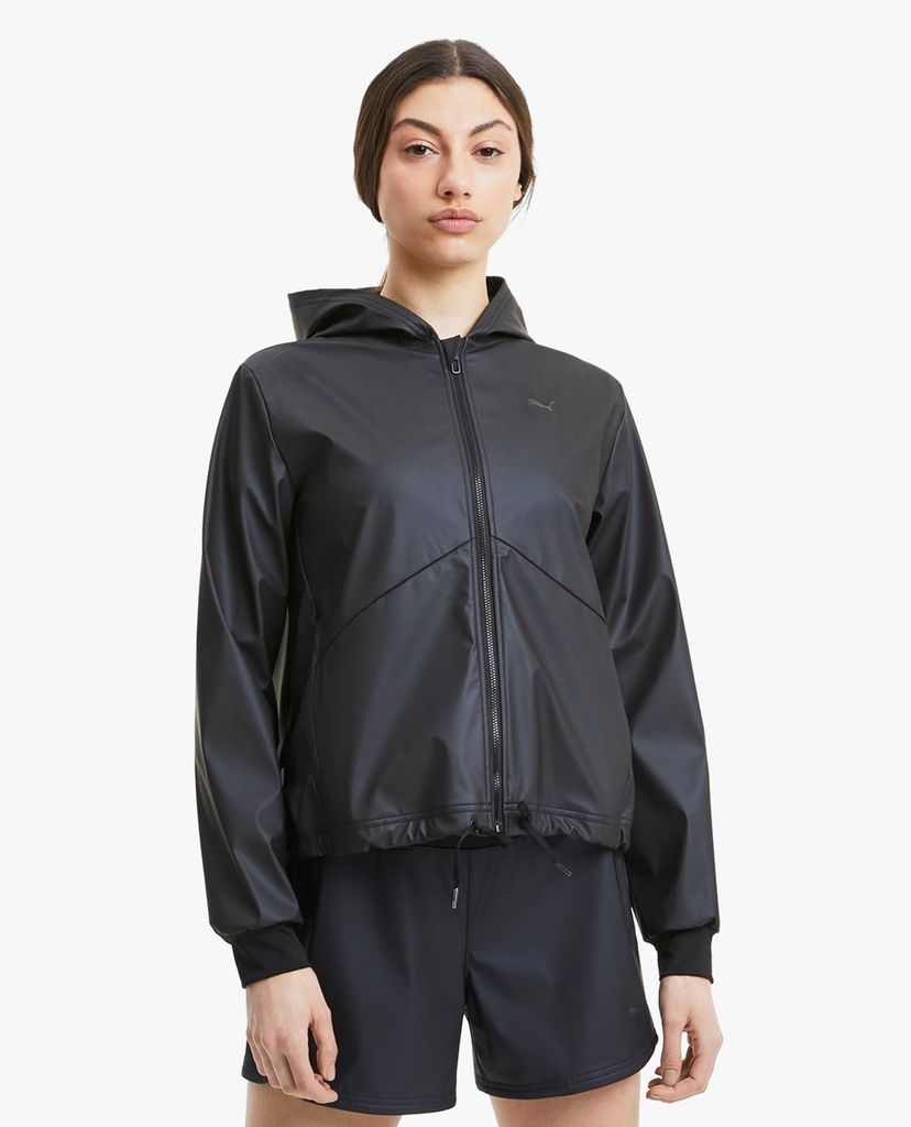 PUMA - Áo khoác thể thao nữ Warm Up Shimmer Hooded