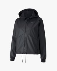 PUMA - Áo khoác thể thao nữ Warm Up Shimmer Hooded