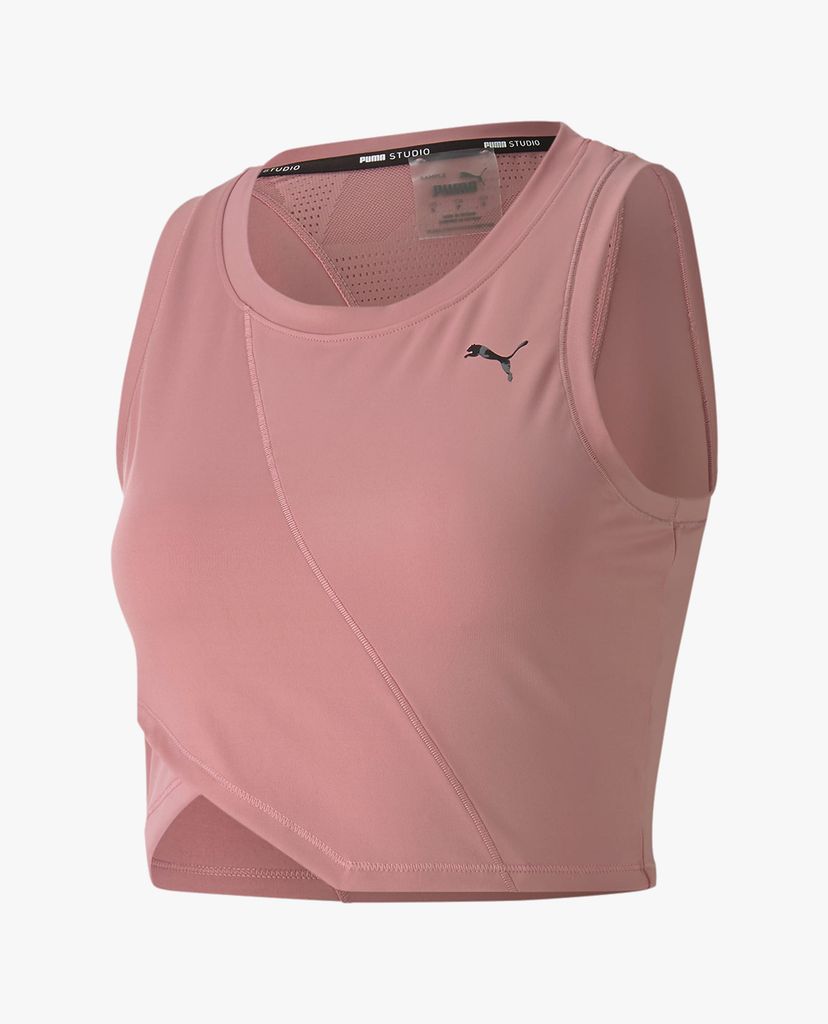 PUMA - Áo croptop nữ tay ngắn Studio Lace Running