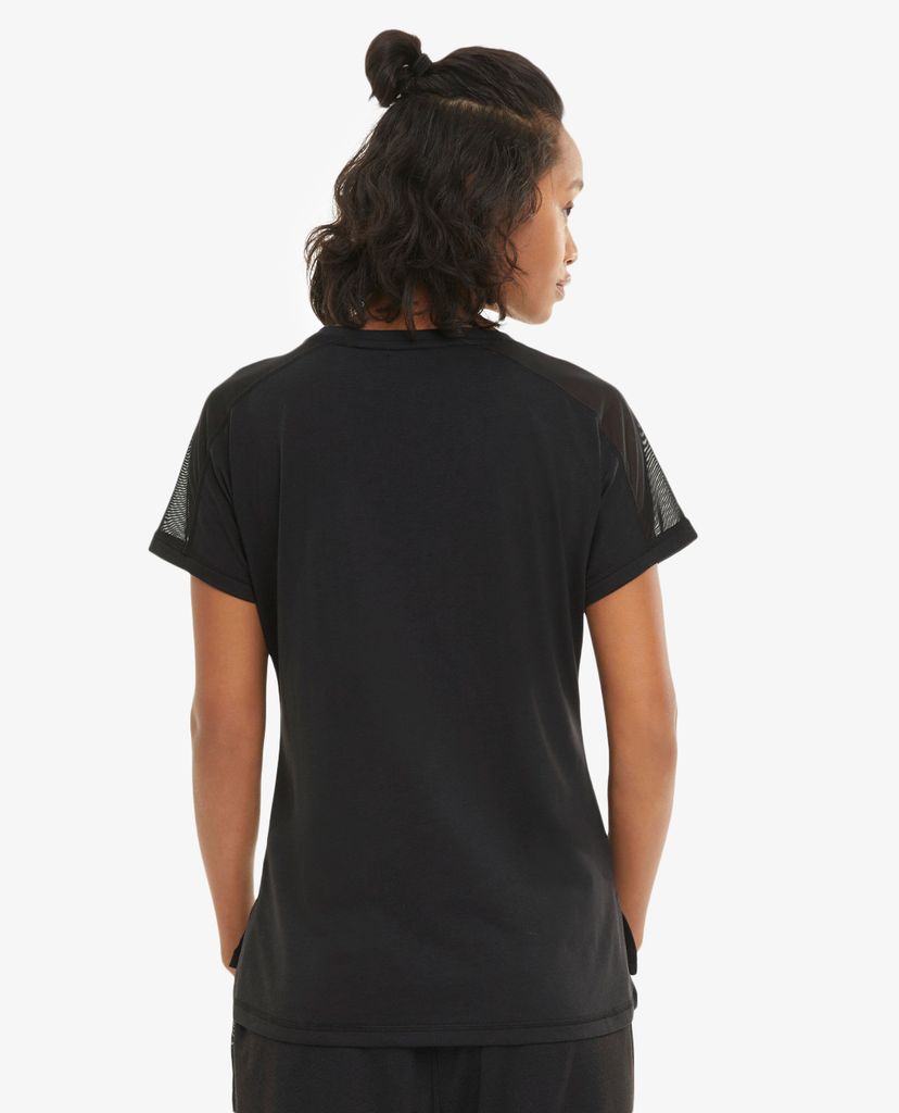 PUMA - Áo thun thể thao nữ cổ tròn ngắn tay Logo Boyfriend Training
